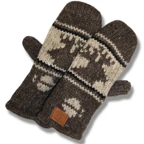 100% Wool Mittens/Gloves for Kids. Fleece Lining. handmade in Nepal.