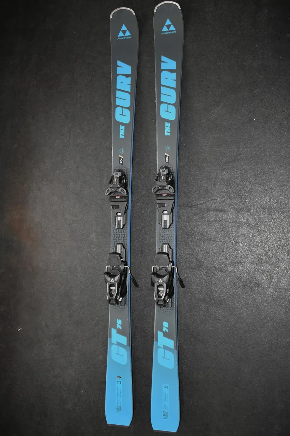 24-25 Demo Skis - Fischer RC4 THE CURV GT 76 173cm with System RSW10 Bindings - Men's