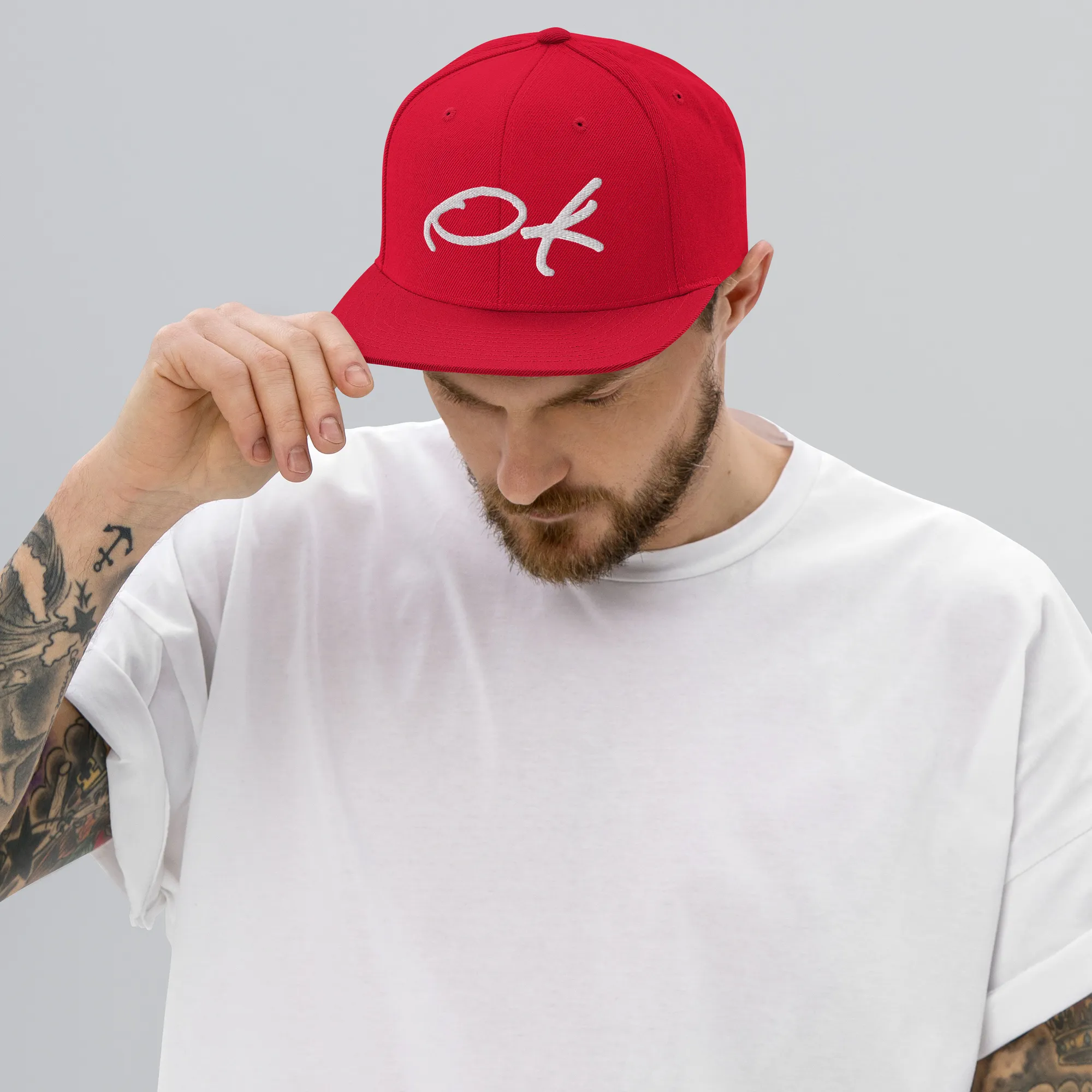 3D Print OK Initials Baseball Cap