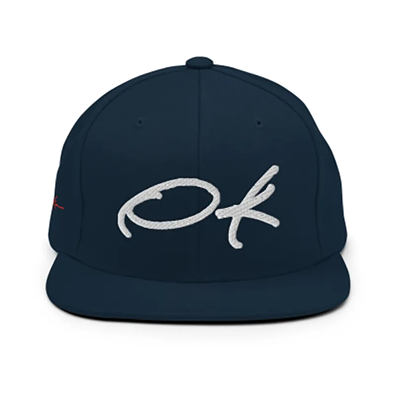 3D Print OK Initials Baseball Cap