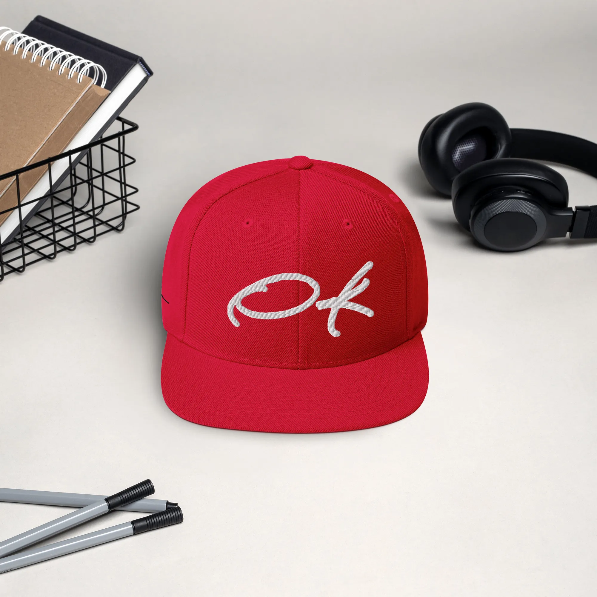 3D Print OK Initials Baseball Cap