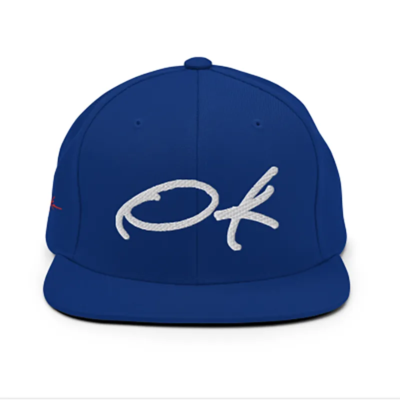 3D Print OK Initials Baseball Cap