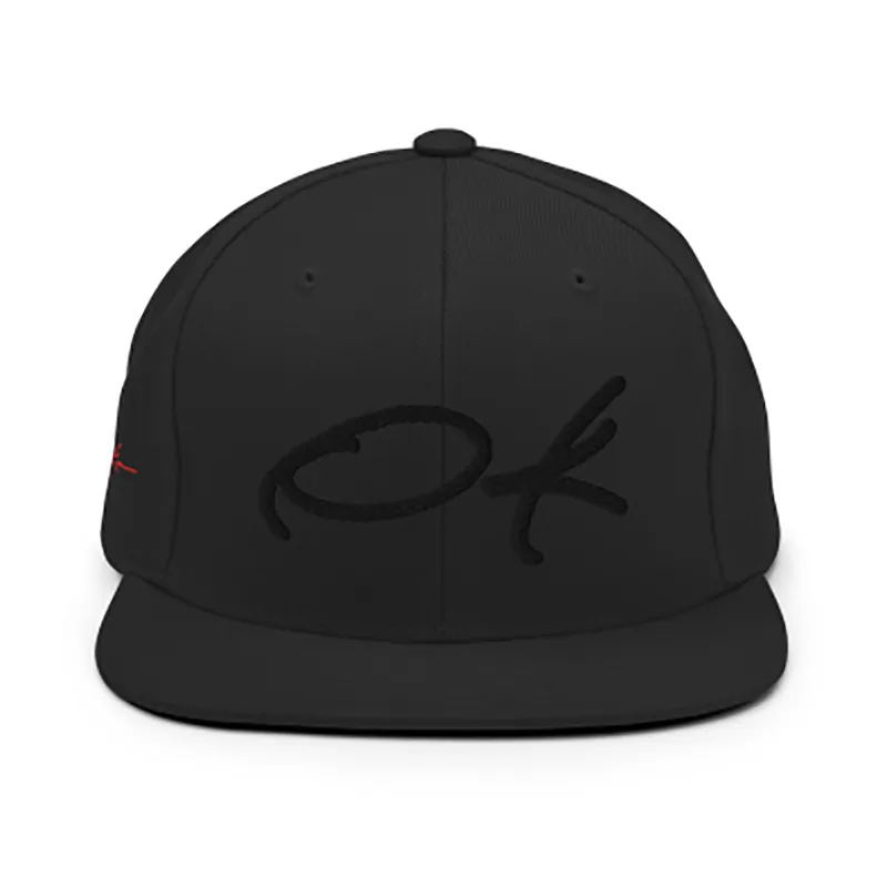 3D Print OK Initials Baseball Cap