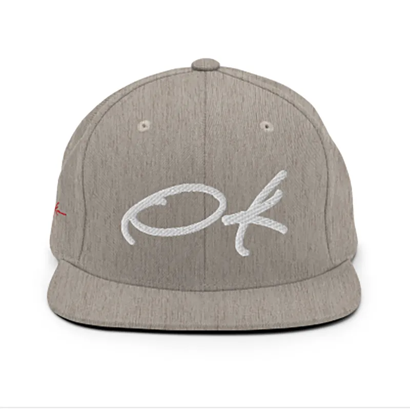 3D Print OK Initials Baseball Cap