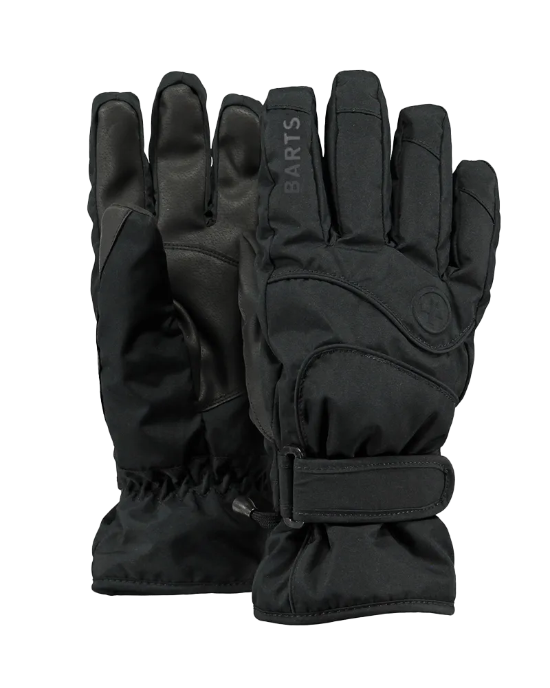 Basic Ski Gloves in Black