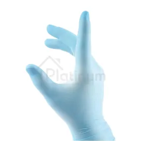 Beeswift Powder Free Blue Nitrile Disposable Gloves