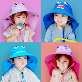 children's sun hat summer fisherman hat sun hat outdoor sunshade children's hat