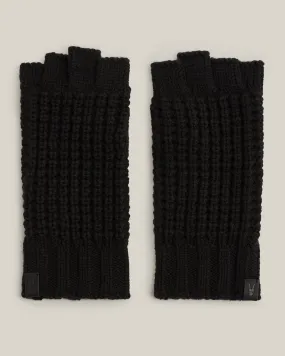 Fingerless gloves Nevada AllSaints, black