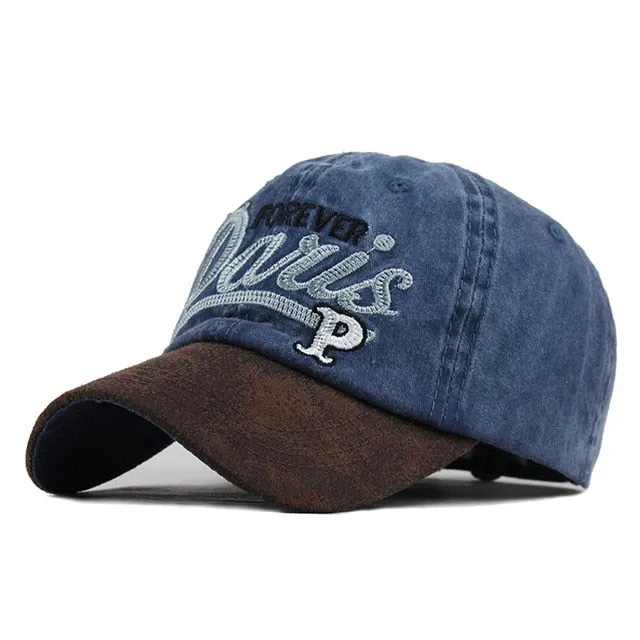 Forever Paris Patched Embroidered Snapback Baseball Cap