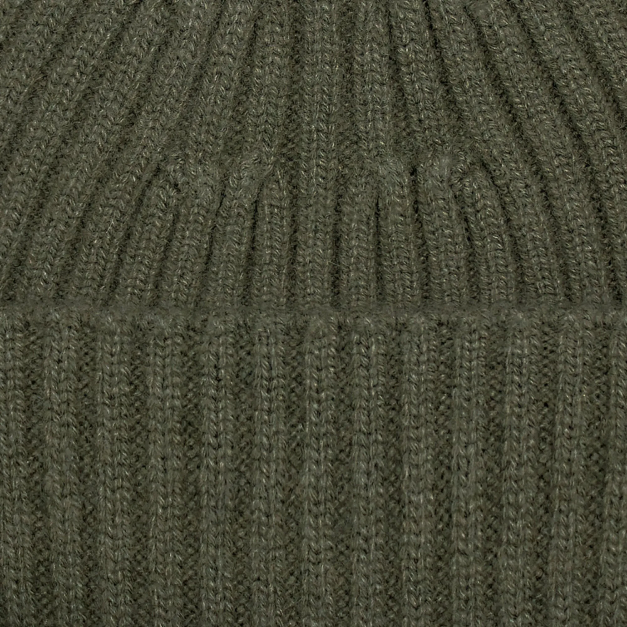 Heavyweight Merino Cashmere Ribbed Beanie