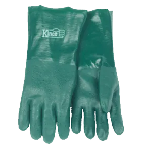 Kinco 7184G 14" Gauntlet Cuff Sandy Finish PVC Gloves (One Dozen)