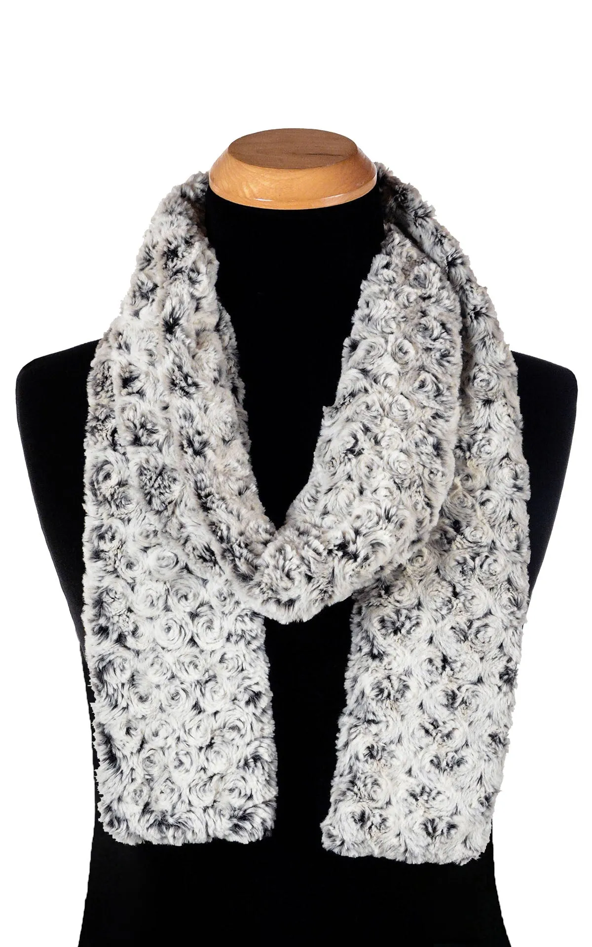 Men's Classic Scarf - Rosebud Faux Fur