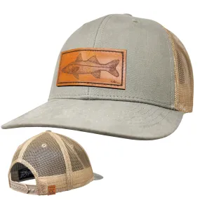 OE - Performance Trucker Hat - Snook Leather Patch