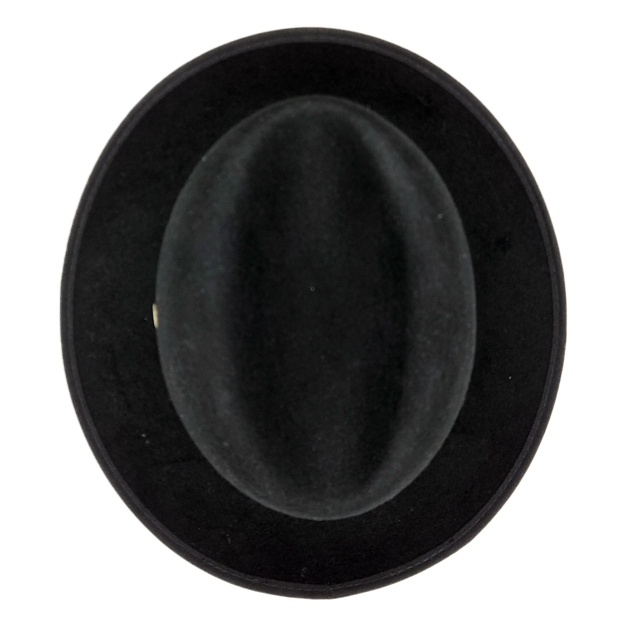 Red Bottom Black Wool Fedora