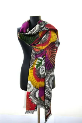 Rita Raphael Hand Painted Wool Shawls For Women