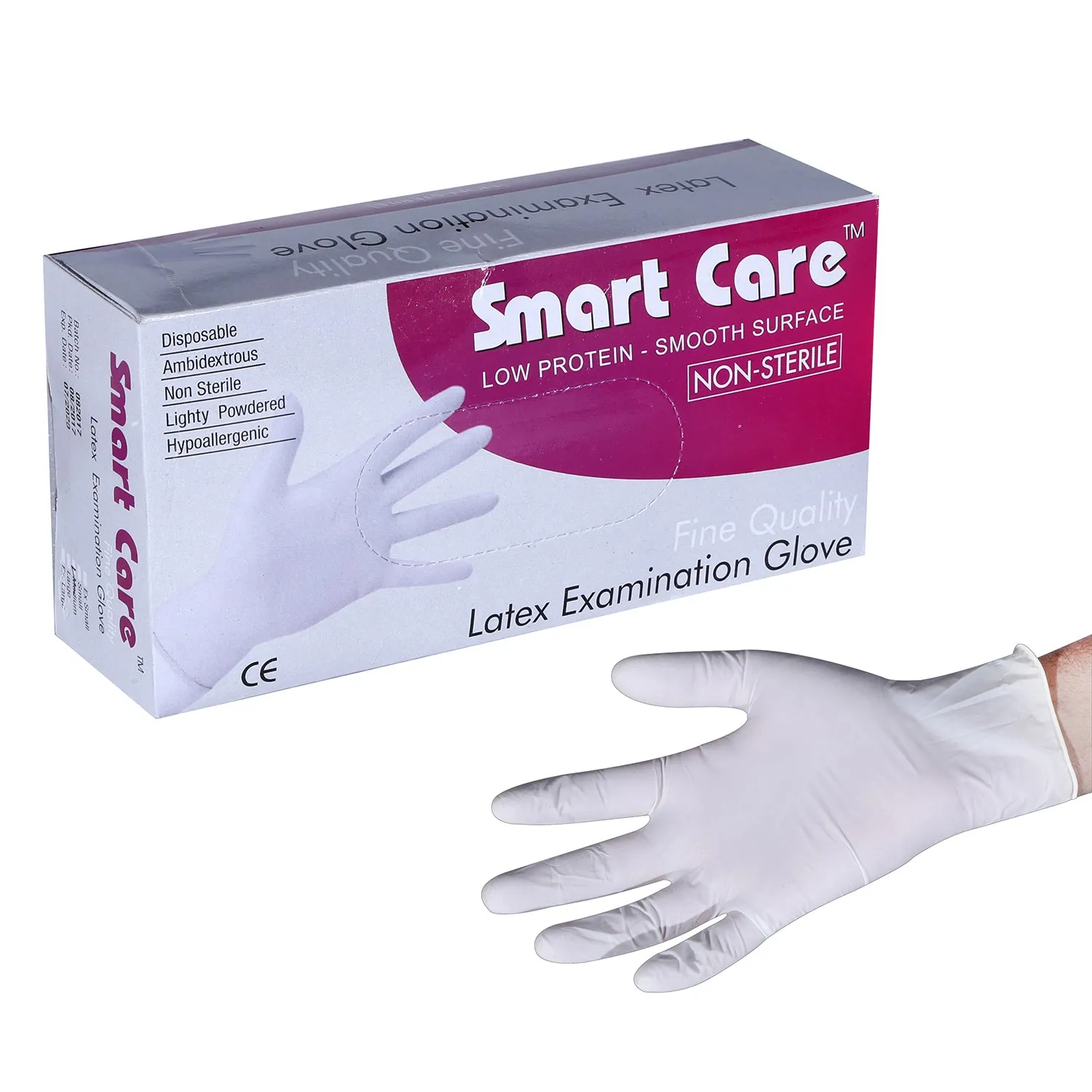 Smartcare Examination Gloves Powdered Extra Small 100 Pcs