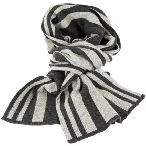 Stripe Scarf with Cashmere