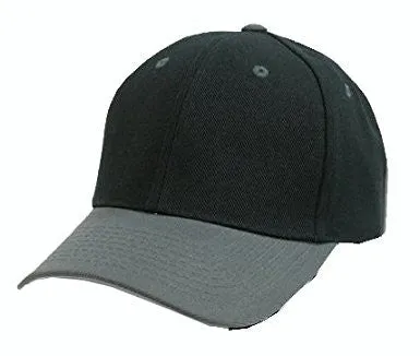 TopHeadwear Blank Baseball Hat Adjustable Hook and Loop Closure