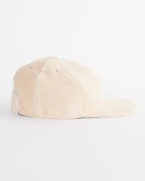 Velcro Back Terry Cap in Cream