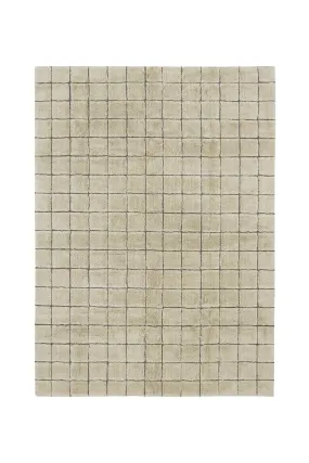 WOOL AREA RUG MOSAIC SANDSTONE